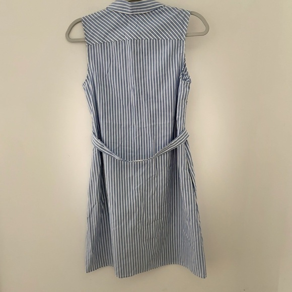 NWOT Tommy Hilfiger 
Simple Cotton Stripe Shirt
Dress Size Small Blue White - Picture 6 of 8